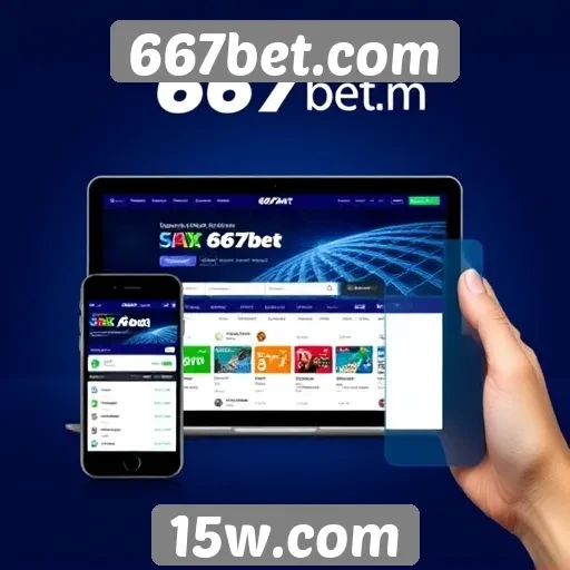 Plataforma 667bet.com se destaca em design responsivo
